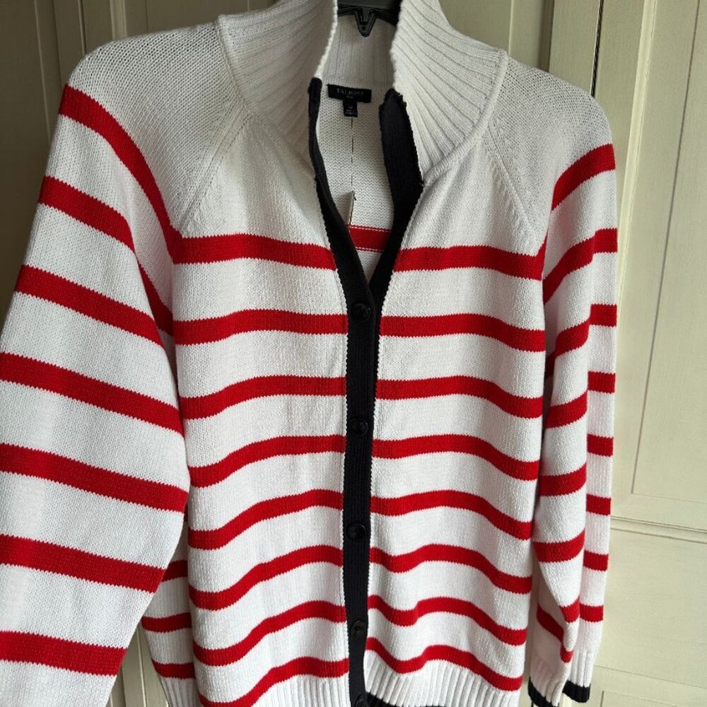 NWT $109 TALBOTS BUTTON FRONT CARDIGAN PLUS SIZE 2X